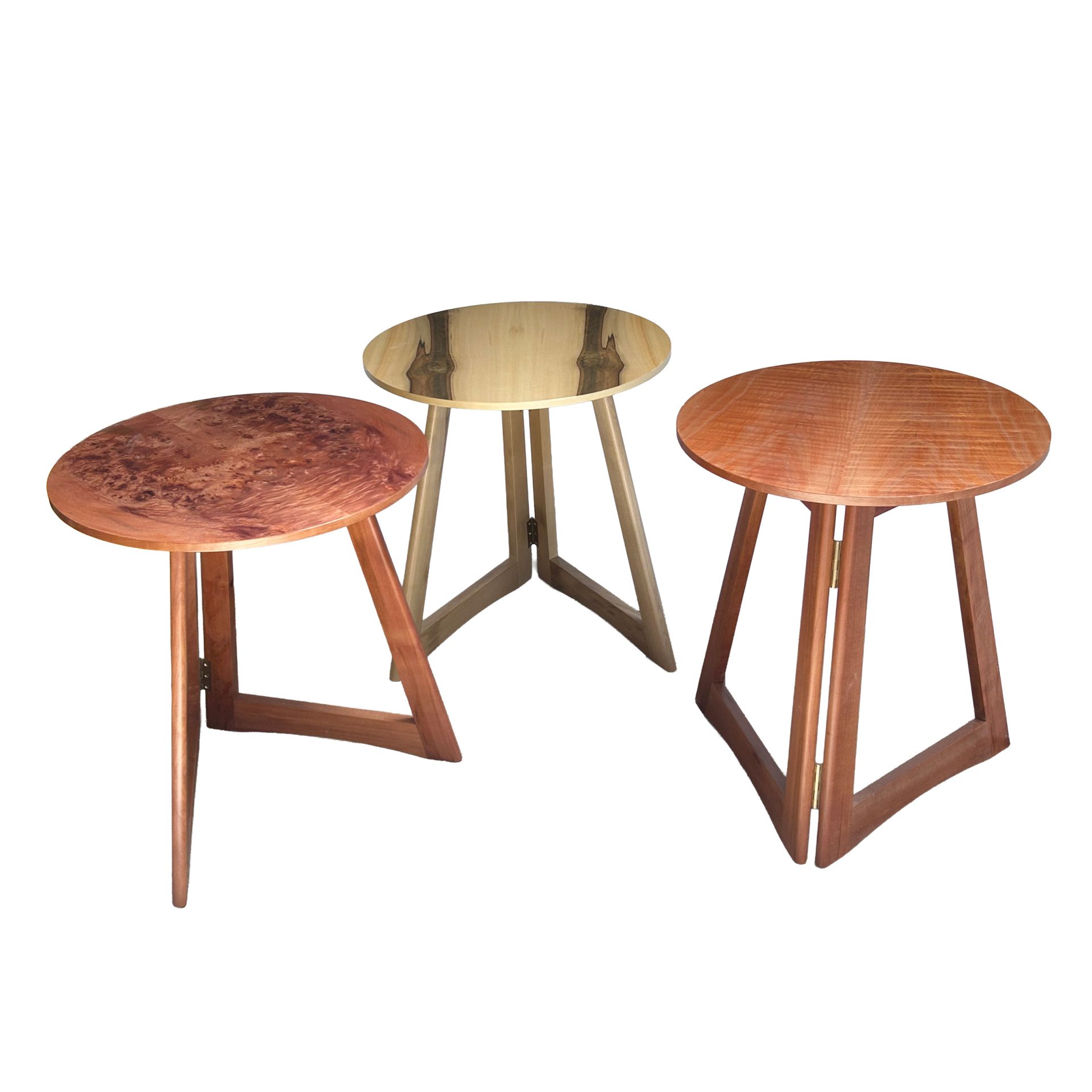 Figured Myrtle, Blackheart Sassafras, Plain Myrtle